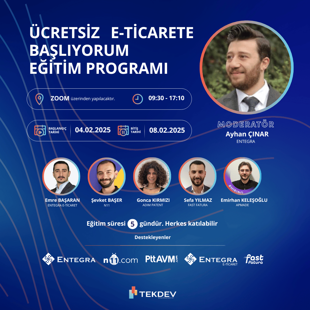  Ücretsiz Sertifikalı E-ticaret'e Başlangıç Eğitim Programı