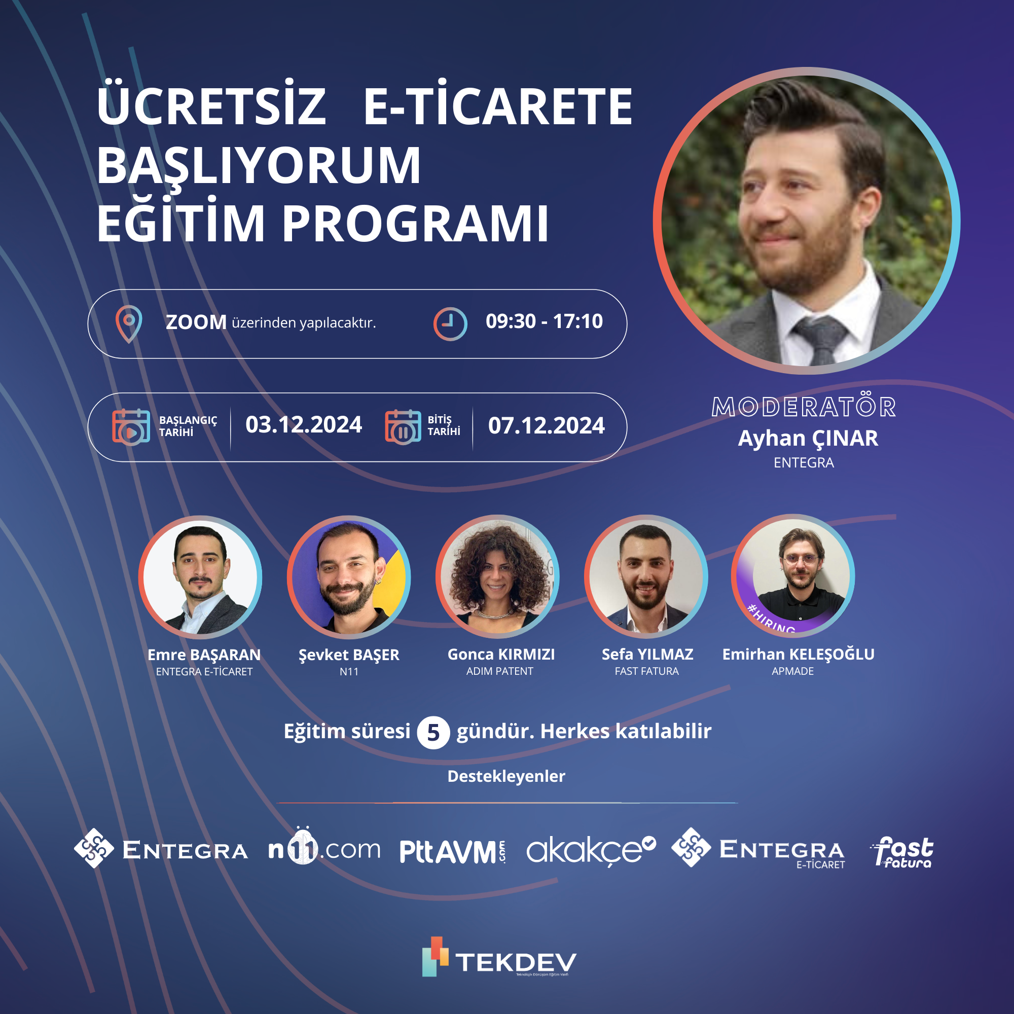  Ücretsiz Sertifikalı E-ticaret'e Başlangıç Eğitim Programı